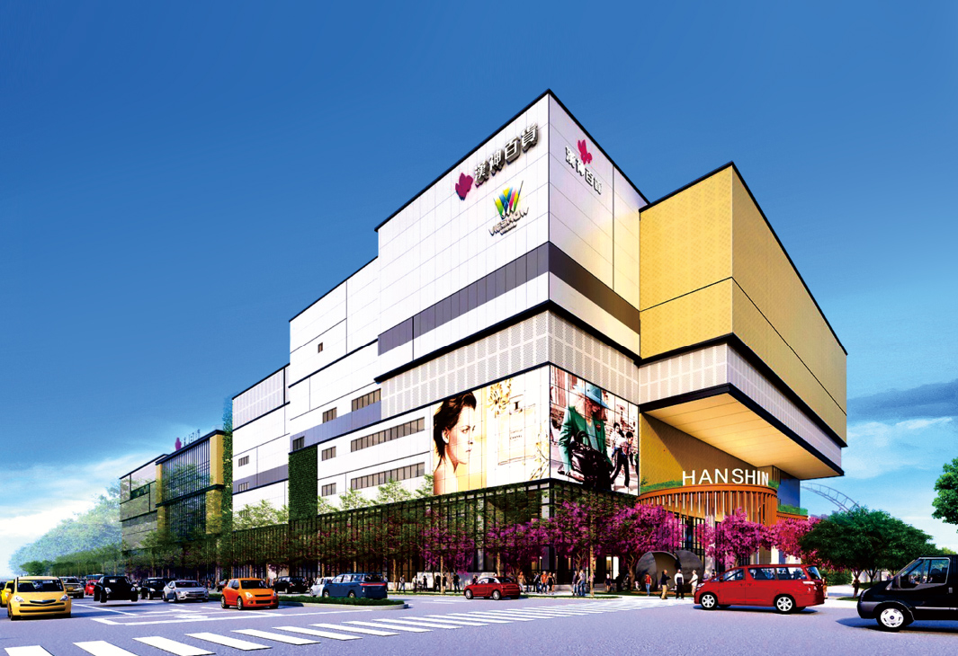 漢神洲際購物中心3D示意圖