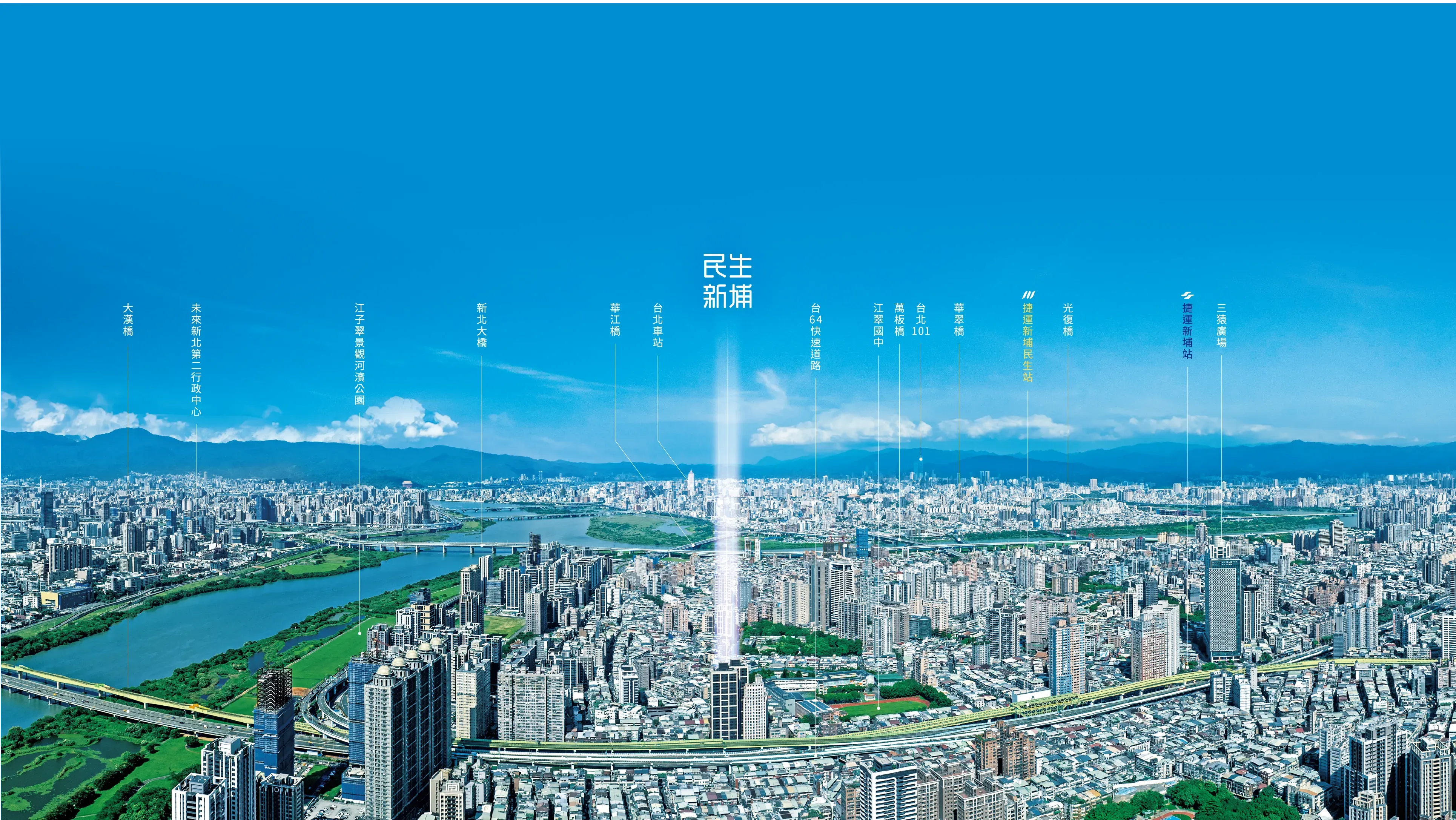 民生新埔板橋空拍實景