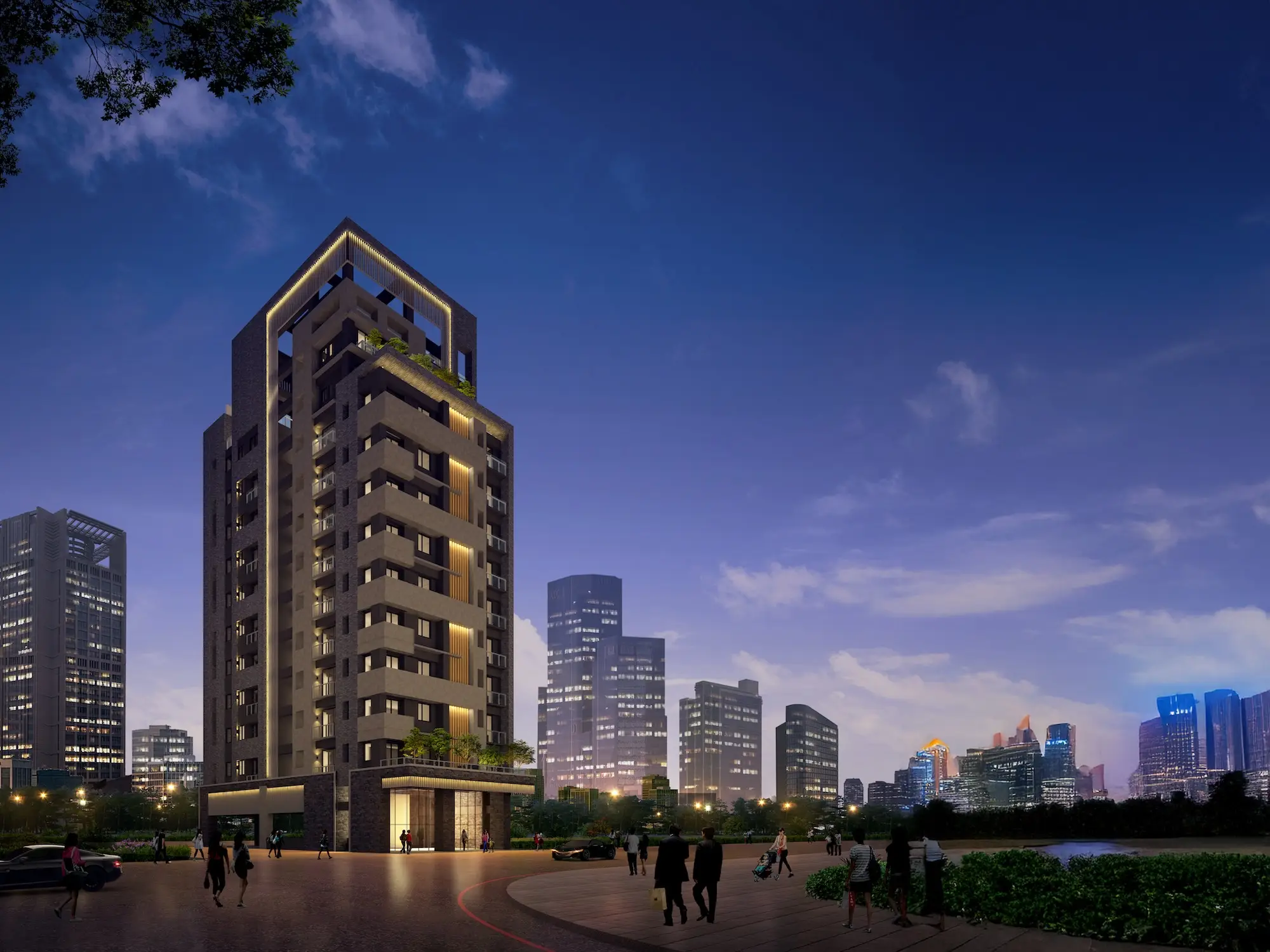 豹南門 外觀3D示意