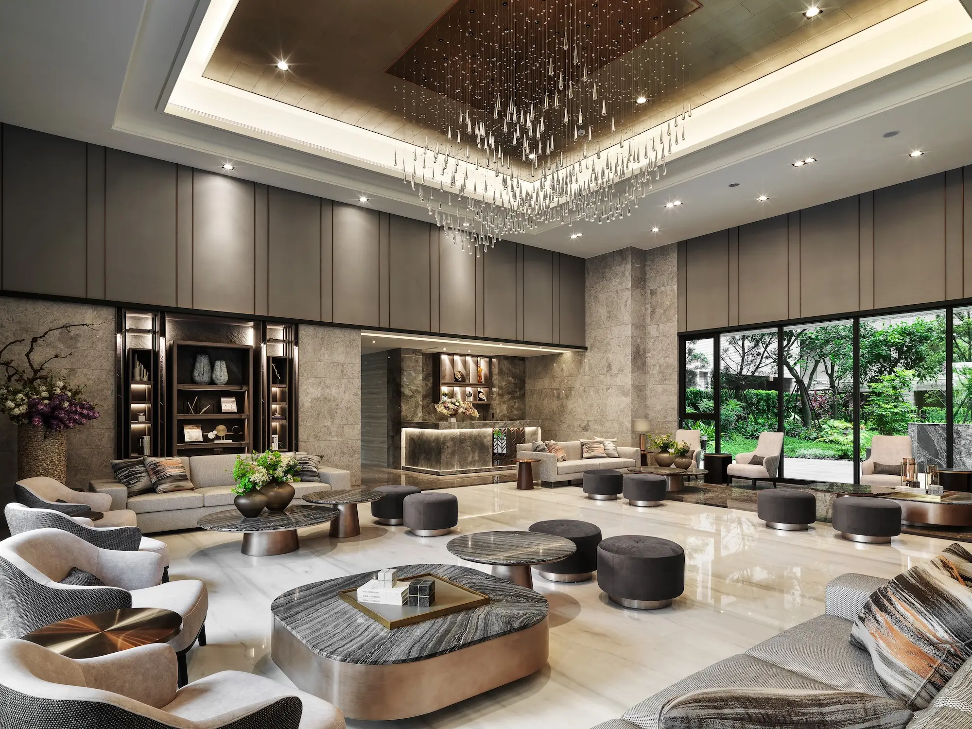 富宇悅峰 大廳3D示意圖