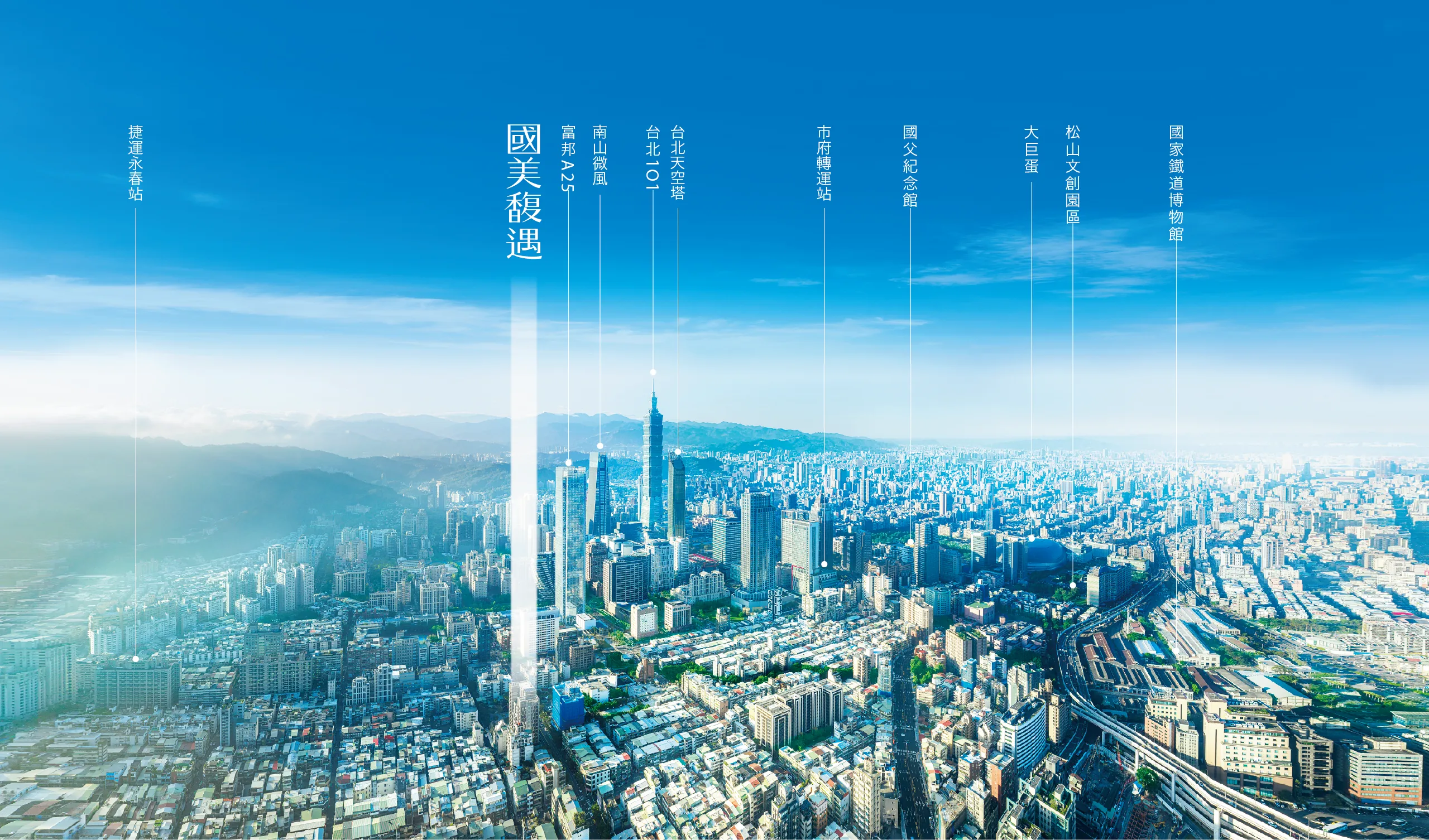 國美馥遇 信義生活圈空拍地圖