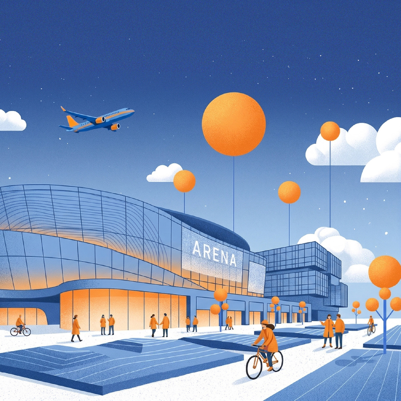 桃園航空城大巨蛋 ARENA 情境示意