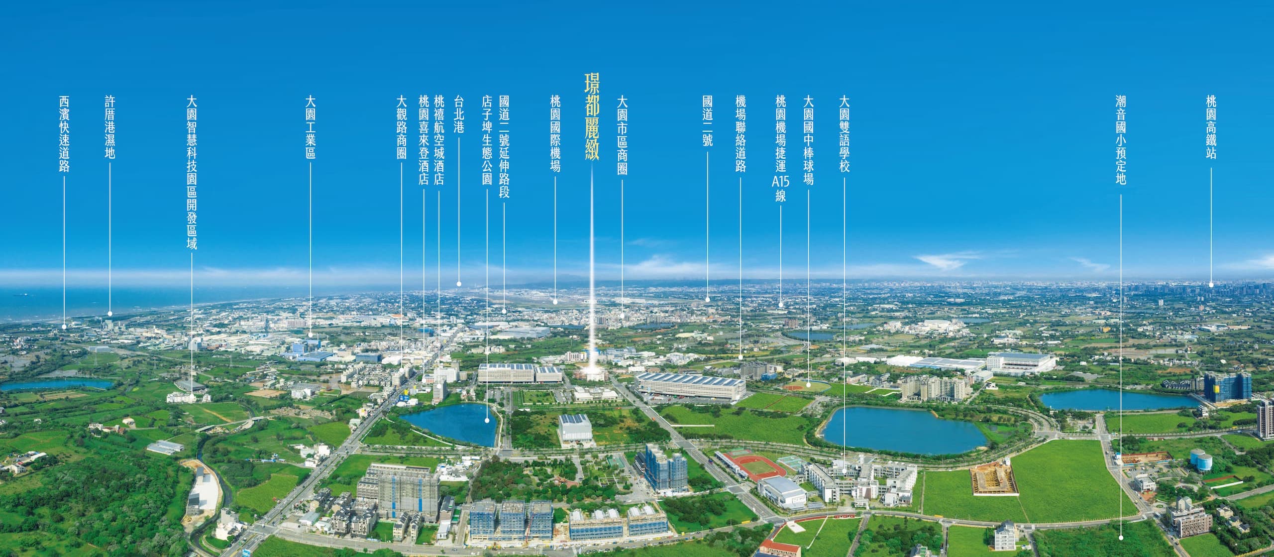 基地空拍實景 局部電腦修飾